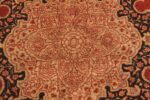 Close Up Of Antique Persian Tabriz Haji Jalili Rug 70816 by Nazmiyal Antique Rugs