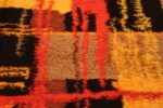 Close Up Of Vintage Scandinavian Rya Rug 71445 by Nazmiyal Antique Rugs