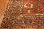 Corner Of Antique Persian Heriz Rug 71419 by Nazmiyal Antique Rugs