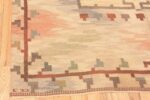 Corner Of Mid Century Swedish Kilim 46857 by Nazmiyal Antique Rugs