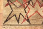 Corner Of Vintage Scandinavian Marta Maas Barbro Nilsson Rug 71403 by Nazmiyal Antique Rugs