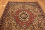 Detail Of Antique Persian Sarouk Farahan Rug 71373 by Nazmiyal Antique Rugs