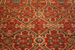 Detail Of Geometric Antique Persian Heriz Rug 71386 by Nazmiyal Antique Rugs