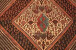 Detail Of Geometric Antique Persian Qashqai Rug 71381 by Nazmiyal Antique Rugs
