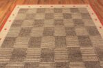 Detail Of Geometric Modern Swedish Inspired Kilim Rug 60990 by Nazmiyal Antique Rugs