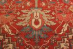 Detail Of Large Antique Persian Serapi Area Rug 71112 by Nazmiyal Antique Rugs