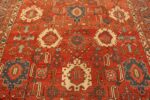 Detail Of Antique Persian Heriz Rug 71419 by Nazmiyal Antique Rugs