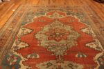 Detail Of Room Size Antique Persian Serapi Rug 71416 by Nazmiyal Antique Rugs