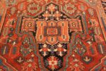 Detail Of Small Antique Persian Heriz Rug 71415 by Nazmiyal Antique Rugs