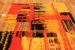 Details Of Vintage Scandinavian Rya Rug by Nazmiyal Antique Rugs