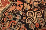 Detailed Of Antique Persian Sarouk Farahan Area Rug 71378 by Nazmiyal Antique Rugs