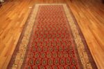 Detailed Of Antique Persian Tabriz Runner Rug 71372 by Nazmiyal Antique Rugs