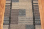 Detailed Of Geometric Modern Swedish Inspired Kilim Runner 60989 by Nazmiyal Antique Rugs