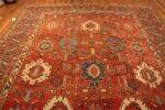 Details Of Antique Persian Heriz Rug 71419 by Nazmiyal Antique Rugs