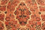 Details Of Antique Persian Sarouk Medallion Area Rug 70815 by Nazmiyal Antique Rugs