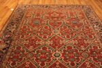 Details Of Geometric Antique Persian Heriz Rug 71386 by Nazmiyal Antique Rugs