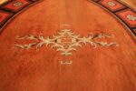 Details Of Oversized Antique English Axminster Rug 3155 by Nazmiyal Antique Rugs