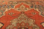 Details Of Room Size Antique Persian Serapi Rug 71416 by Nazmiyal Antique Rugs