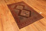 Side Of Geometric Antique Persian Qashqai Rug 71381 by Nazmiyal Antique Rugs