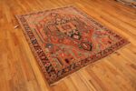 Side Of Small Antique Persian Heriz Rug 71415 by Nazmiyal Antique Rugs