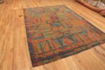 Side Of Vintage Scandinavian Swedish Rug 71444 by Nazmiyal Antique Rugs