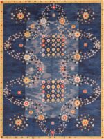 Silk And Wool Modern Swedish Inspired Rug 60992 by Nazmiyal Antique Rugs