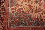Texture Of Antique Persian Sarouk Farahan Rug 71373 by Nazmiyal Antique Rugs