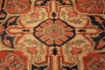 Texture Of Antique Persian Serapi Rug 71369 by Nazmiyal Antique Rugs
