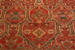 Texture Of Geometric Antique Persian Heriz Rug 71386 by Nazmiyal Antique Rugs