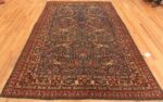 Whole View Of Light Blue Antique Persian Tehran Animal Rug 71108 by Nazmiyal Antique Rugs