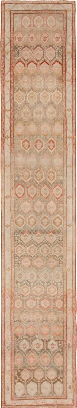Antique East Turkestan Khotan Runner 71446 by Nazmiyal Antique Rugs