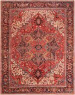 Antique Heriz Persian Rug 71498 by Nazmiyal Antique Rugs