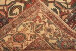Back Of Antique Persian Heriz Area Rug 71472 by Nazmiyal Antique Rugs
