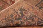 Back Of Breathtaking Antique Sultanabad Persian Rug 70341 by Nazmiyal Antique Rugs