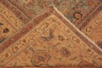 Back Of Large Antique Persian Animal Design Sultanabad Rug 71476 by Nazmiyal Antique Rugs