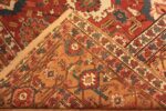 Back Of Oversized Antique Persian Heriz Serapi Rug 71458 by Nazmiyal Antique Rugs
