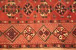 Border Of Gallery Size Antique Afghan Bashir Rug 71471 by Nazmiyal Antique Rugs