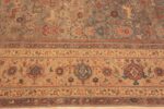 Border Of Large Antique Persian Animal Design Sultanabad Rug 71476 by Nazmiyal Antique Rugs