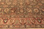 Border Of Large Antique Persian Tabriz Rug 71475 by Nazmiyal Antique Rugs