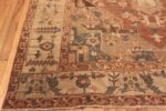 Corner Of Antique Persian Serapi Rug 71455 by Nazmiyal Antique Rugs