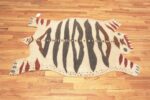 Detail Of Modern Tiger Rug 60994 by Nazmiyal Antique Rugs