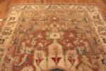 Detail View Of Antique Persian Serapi Rug 71455 by Nazmiyal Antique Rugs