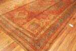 Detail View Of Large Antique Turkish Oushak Rug 90041 by Nazmiyal Antique Rugs