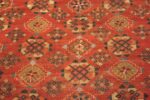 Detailed Of Gallery Size Antique Afghan Bashir Rug 71471 by Nazmiyal Antique Rugs