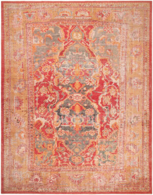 Large Antique Turkish Oushak Area Rug 70876 by Nazmiyal Antique Rugs