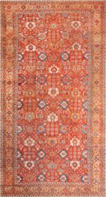 Oversized Antique Persian Heriz Serapi Rug 71458 by Nazmiyal Antique Rugs