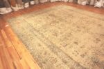 Side Of Oversized Antique Persian Khorassan Rug 71477 by Nazmiyal Antique Rugs