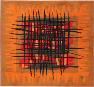 Vintage Art Deco Rug 71486 by Nazmiyal Antique Rugs