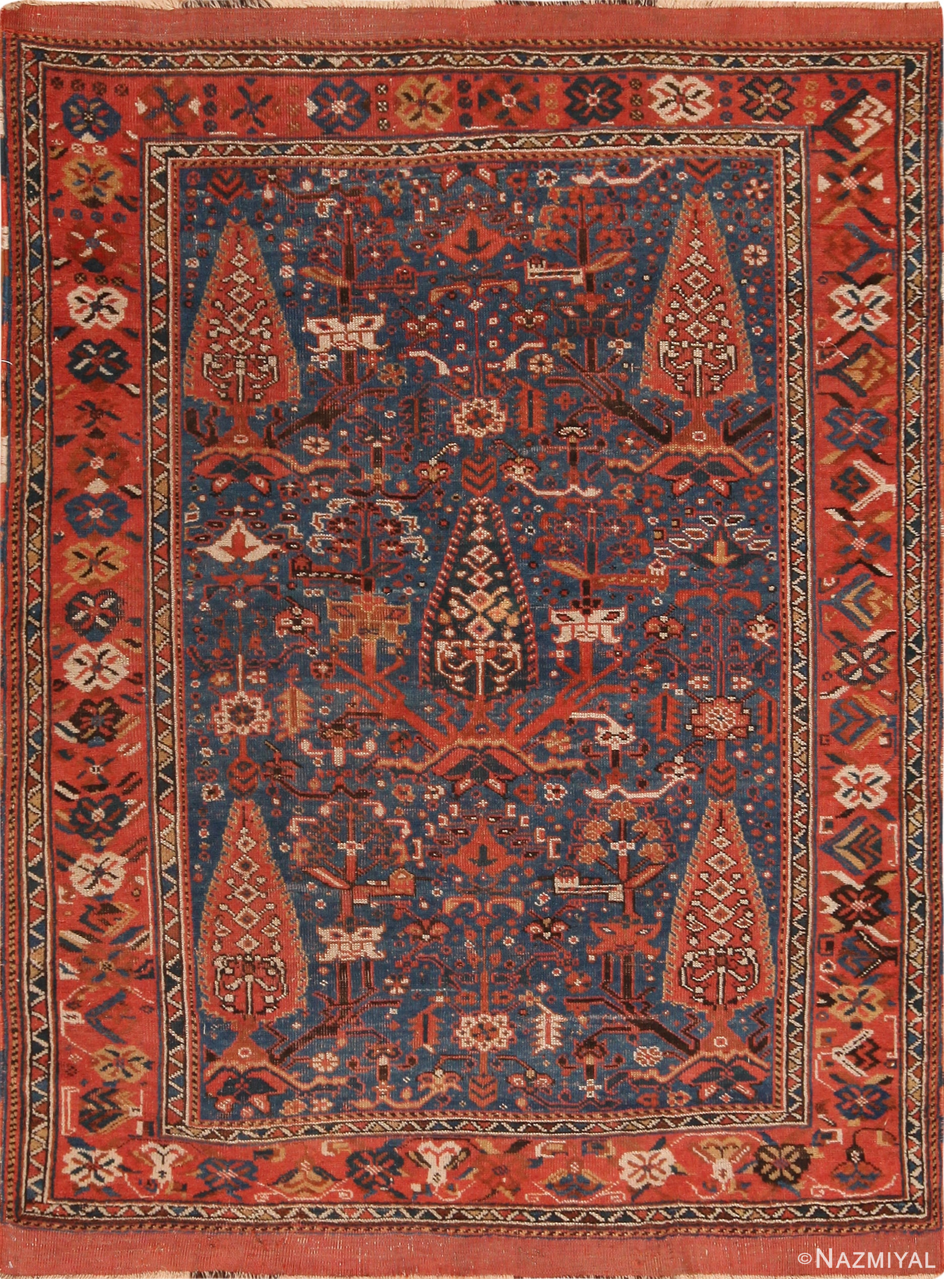 Antique Persian Afshar Rug 71504 by Nazmiyal Antique Rugs