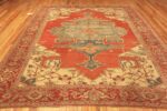 Whole View Of Antique Persian Serapi Rug 71468 by Nazmiyal Antique Rugs